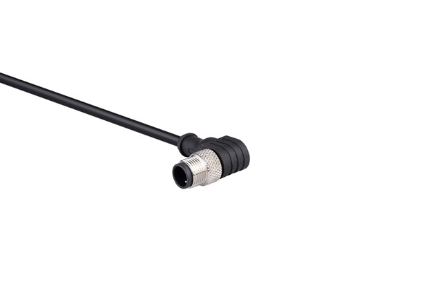 PUR Cable 5m M12*3 Male 90 Degree M12 Connector Cable